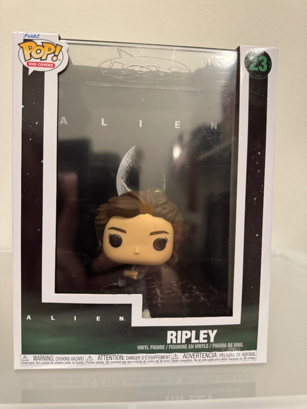 Funko Pop VHS Covers Alien Ripley #23 Vinyl Figure with Protective Case